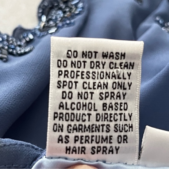 Vintage Scala Blue Embellished Maxi Dress - Picture 10 of 11